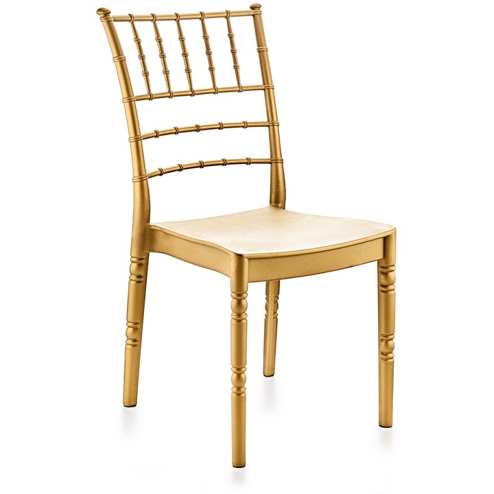 Scaun Woody Fashion, maro deschis, 55x92x43cm