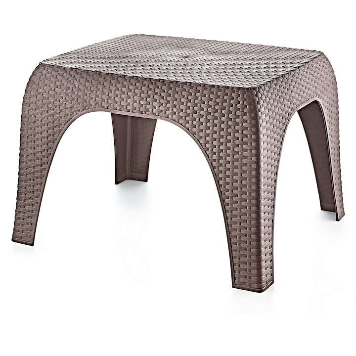 Masa de cafea Woody Fashion, maro inchis, 52x60x43cm