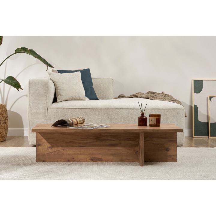 Masa de cafea Woody Fashion, Atlantic Pine, 120x45x30cm