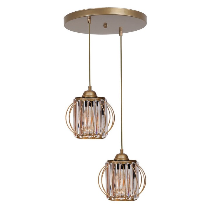 Candelabru, Opviq, Auriu, E27, Metal