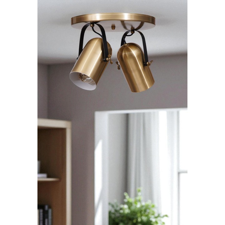 Lustra Opviq, aurie, 25cm, 2 x E27