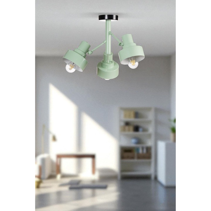 Полилей Opviq, Mint, метал, 42см, O14см