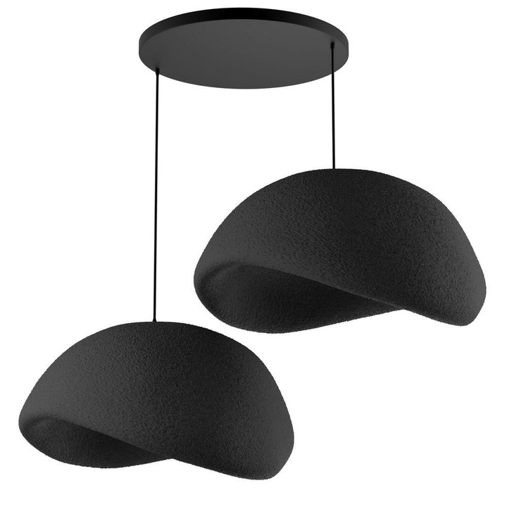 Полилей Opviq, модел 4B, 2 броя, черен, 50x37x28см, регулируема височина 31-120см