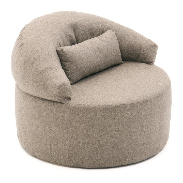 Fotel 1 személyes, Atelier Del Sofa, 100x70x80cm, barna színű, puha hab 30 DNS