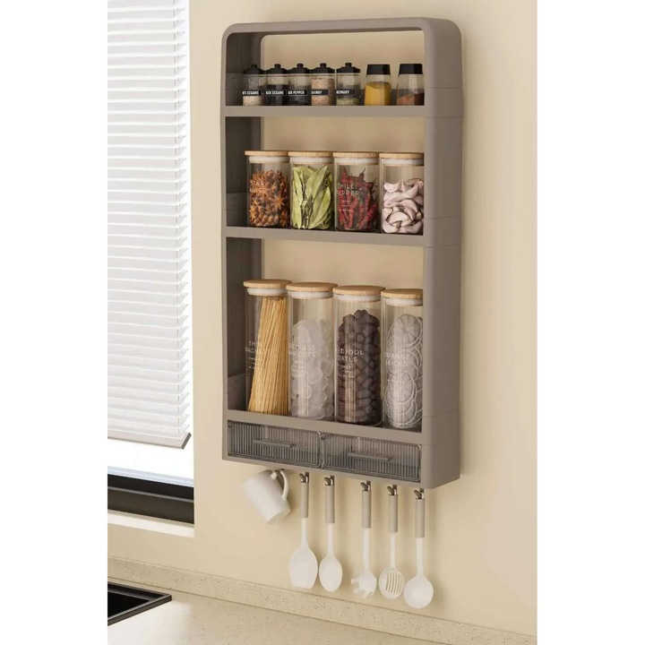 Raft multifunctional, Hermia Concept, 40x71x10cm, maro