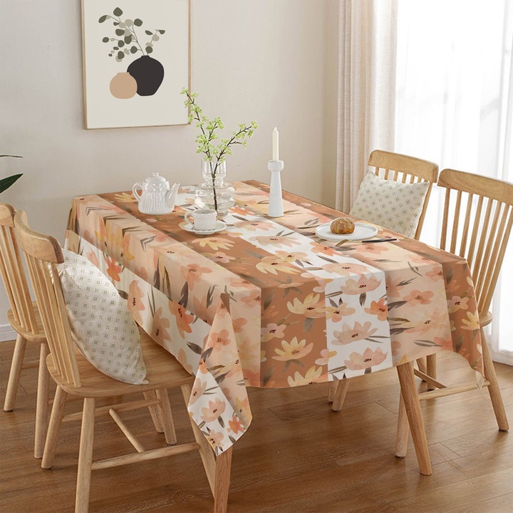 Fata de masa Hermia Concept, 50% bumbac, 50% poliester, 140x180cm, multicolor