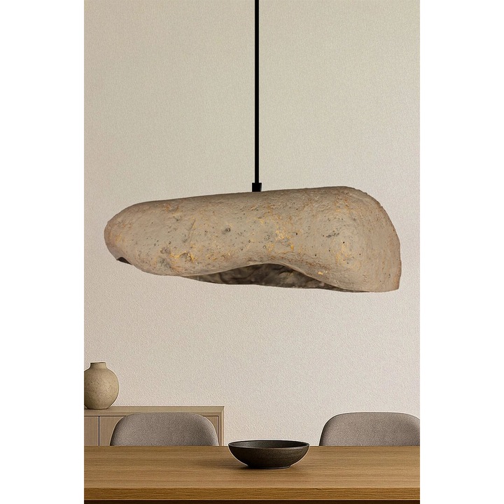 Pendul Opviq, model 033, metal, gri-negru, dimensiuni ajustabile 20-60 cm, 33 cm