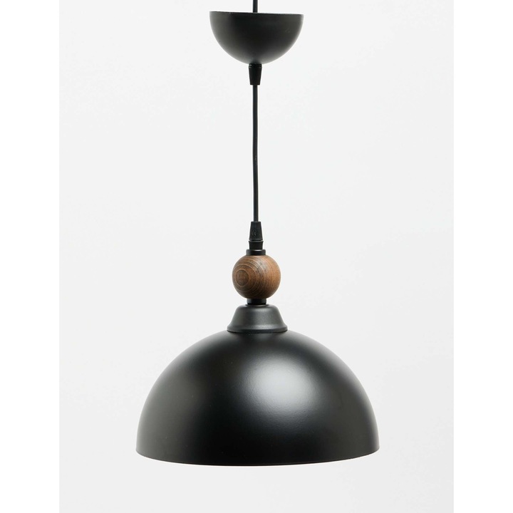 Метална пенделна лампа, Opviq, черна, регулируема височина 32-70 см