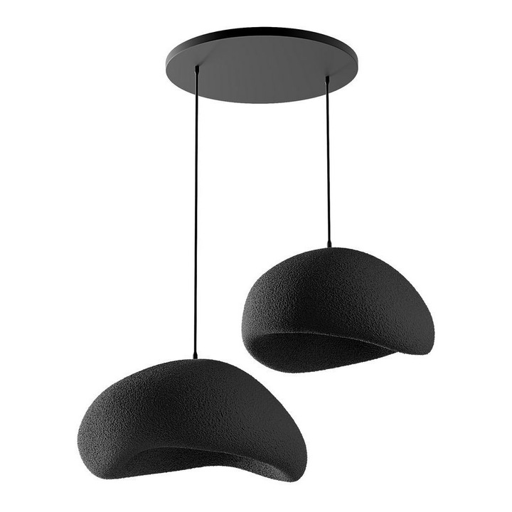 Lustra Opviq, model 2B, 34x28x19cm, inaltime ajustabila 22-120cm, neagra