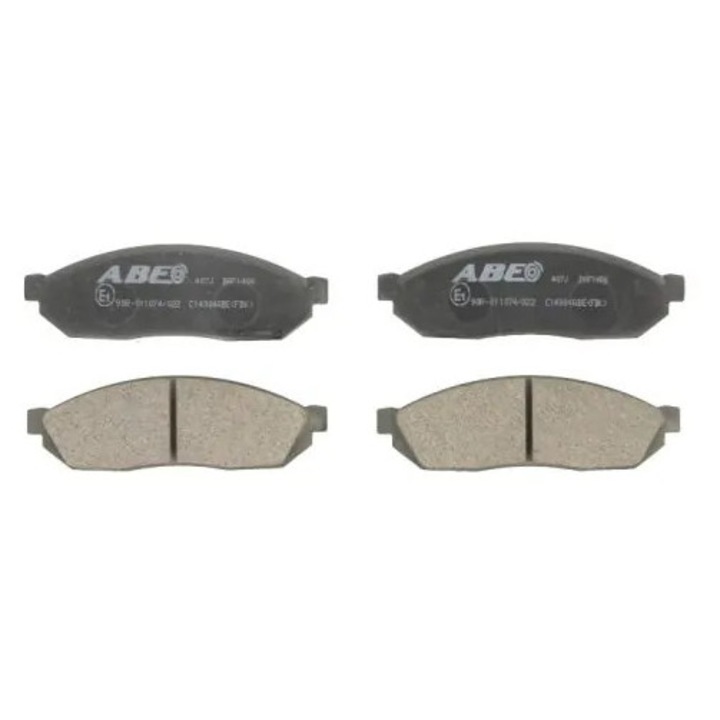 Комплект накладки за предна ос C14004Abe Byd Flyer Honda Accord 7/Accord 9/Civic 1/Civic 10/Civic 2/Cr-5 1