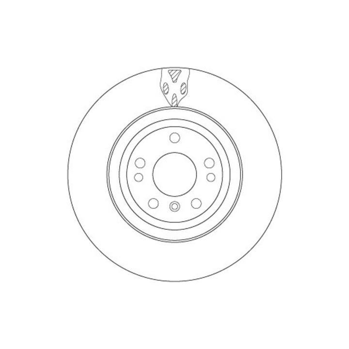 Féktárcsa Mercedes-Benz M-osztály (W166) dízel Trw Df6833S