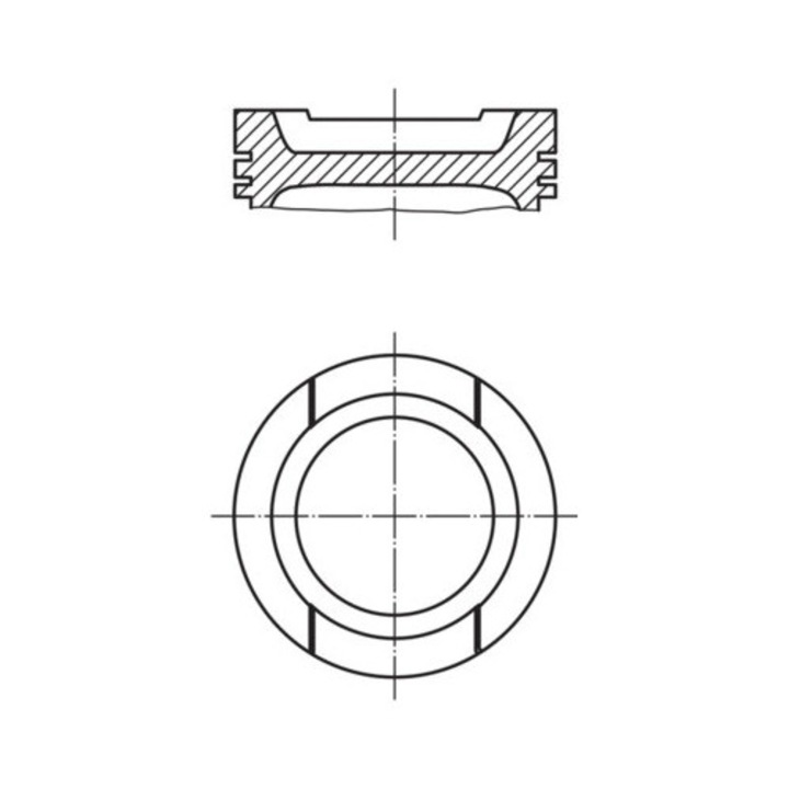Piston 0332001 Audi A3/A4 B5/A4 B6/A4 B7 Seat Altea/Exeo/Leon/Toledo 3 Skoda Octavia 1/Octavia 2 Vw Bora/Bora 1/Caddy 3