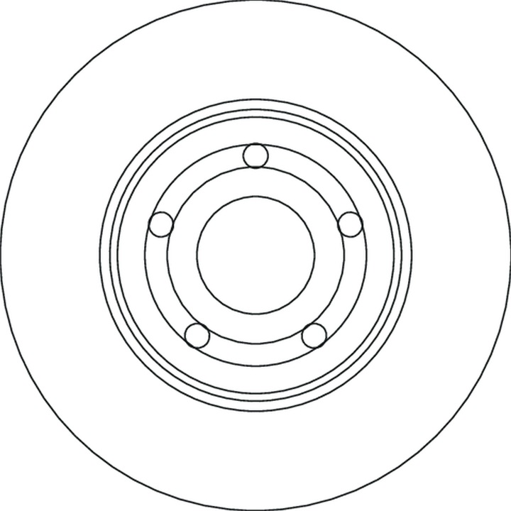 Tárcsafék Frana Df6708 Ford Puma