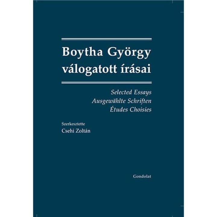 Boytha György válogatott írásai - Csehi Zoltán