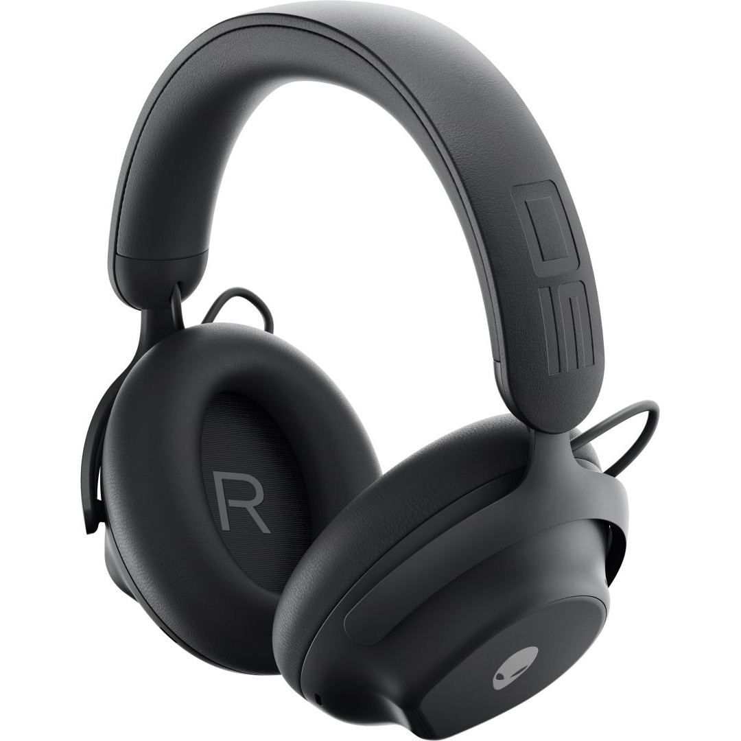 Casti gaming wireless, Dell Alienware Pro, 7.1, Bluetooth, negru