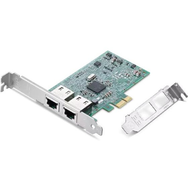Placa de retea Lenovo Broadcom Dual-port BCM5720-2P, 2xLAN, PCI-e, Gigabit