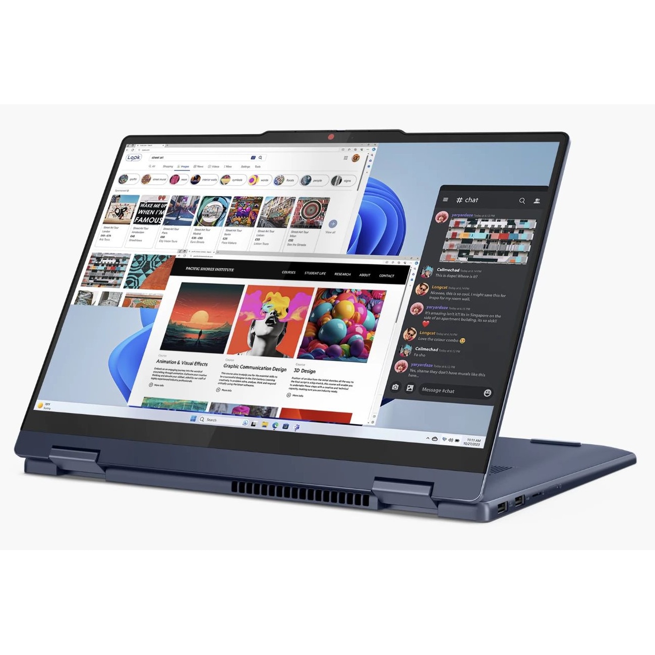 Laptop Lenovo IdeaPad 5 2-in-1, 14", 16GB, SSD 512GB, Cosmic Blue