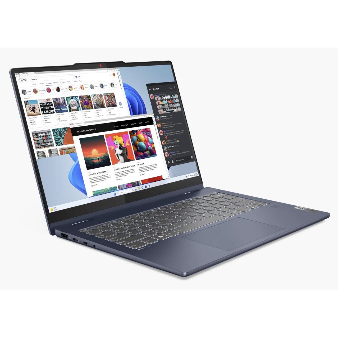 Laptop Lenovo IdeaPad 5 2-in-1, 14", 16GB, SSD 512GB, Cosmic Blue