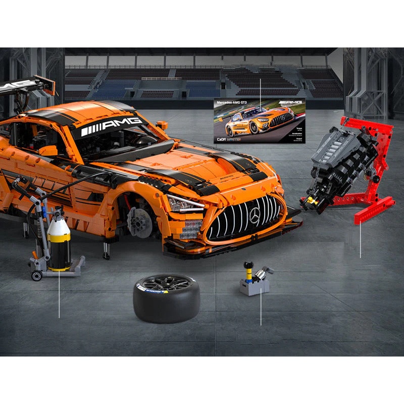 Blocuri de constructie CaDA Master Mercedes AMG Sport Car 59 cm