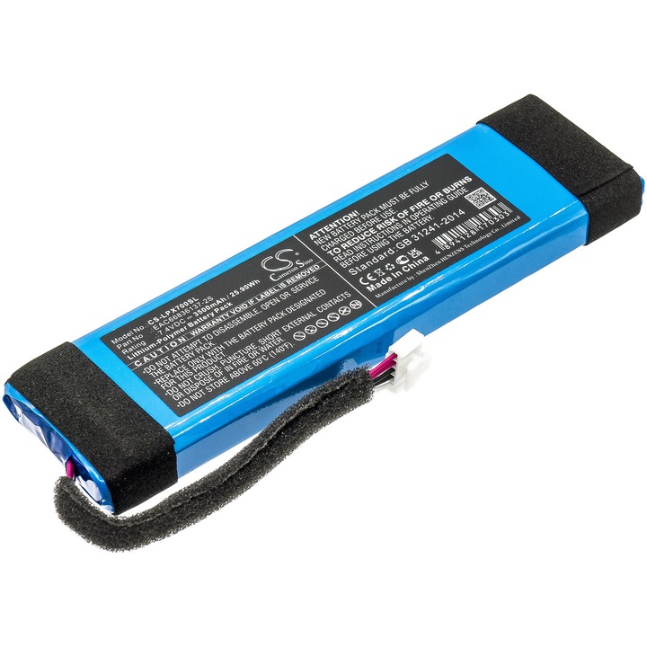 Baterie Cameron Sino Li-Polymer 3500mAh, Negru, 139x37x13.9mm