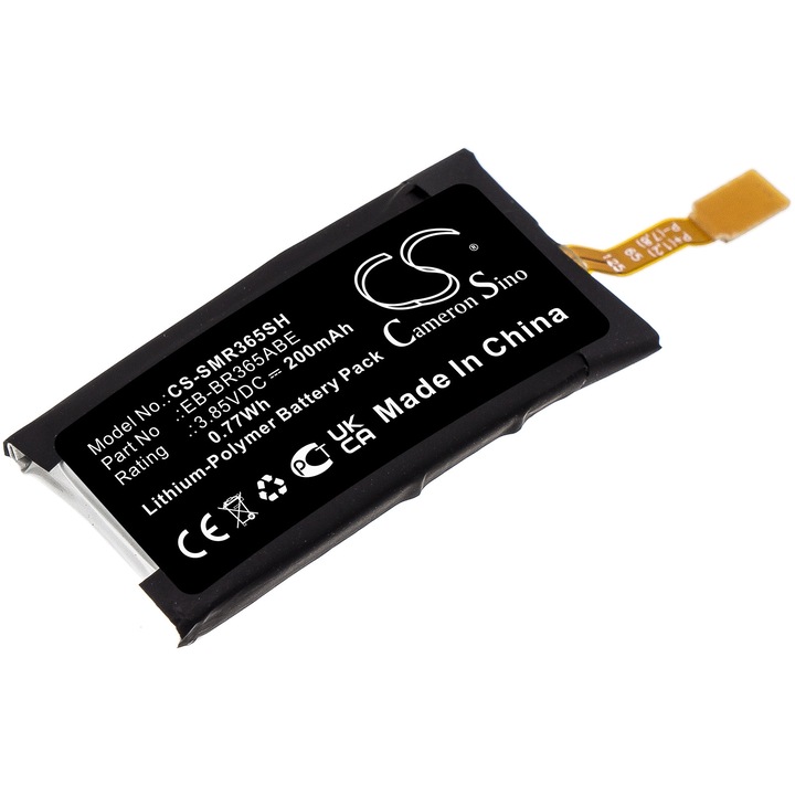 Baterie Li-Polymer Cameron Sino CS-SMR365SH 200mAh neagră 30x15.5x6mm