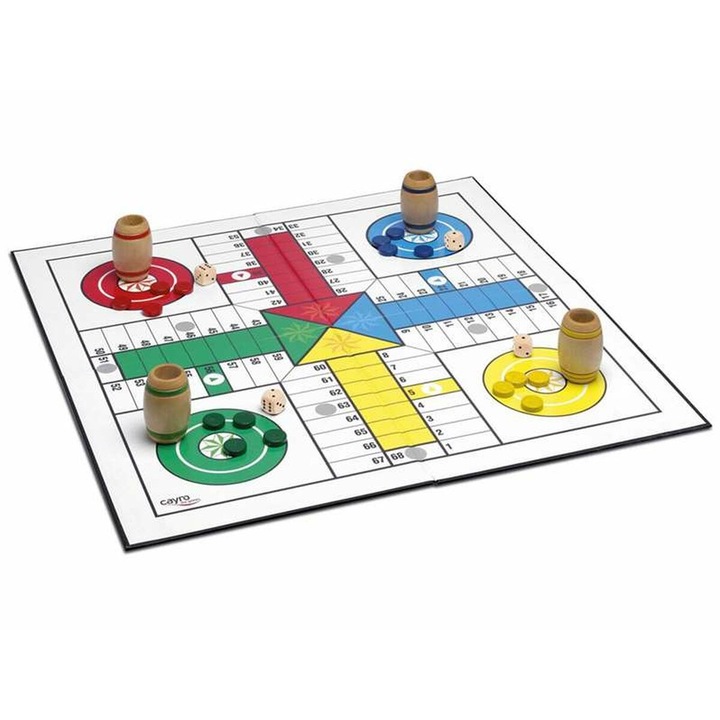Parchis interaktív játék, Cayro, fa, 2 játékos, 3 év, fiúknak