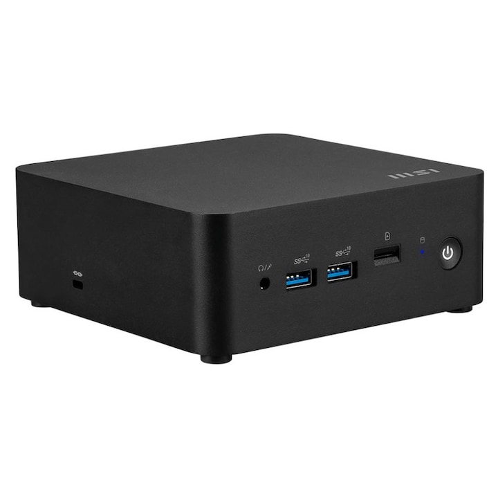 Mini PC Msi Cubi NUC 1M, Intel Core 5-120U, 2xUSB3.2, 136x133x50mm, Negru