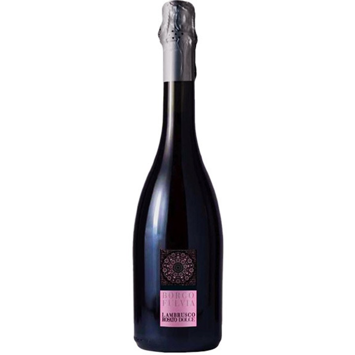 Vin rose Borgofulvia Lambrusco Emilia IGT 0.75l, dulce, spumant