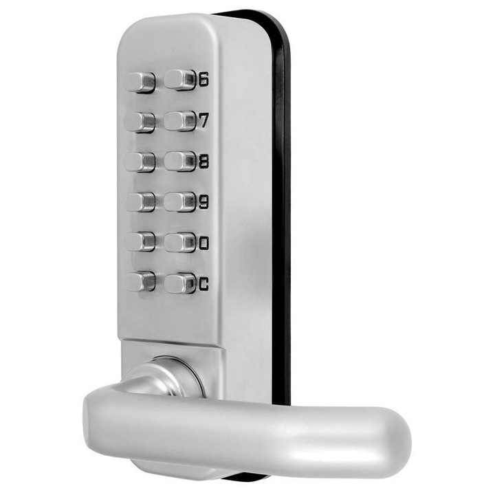 Clantă cu cifru mecanic, Handmet, rezistentă la apă, set complet montaj, exterior