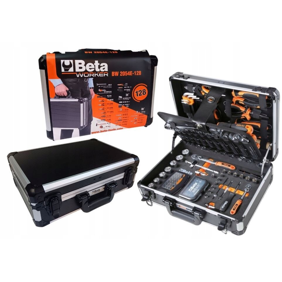 Set scule Beta Worker 128 piese in trusa profesionala - eMAG.ro