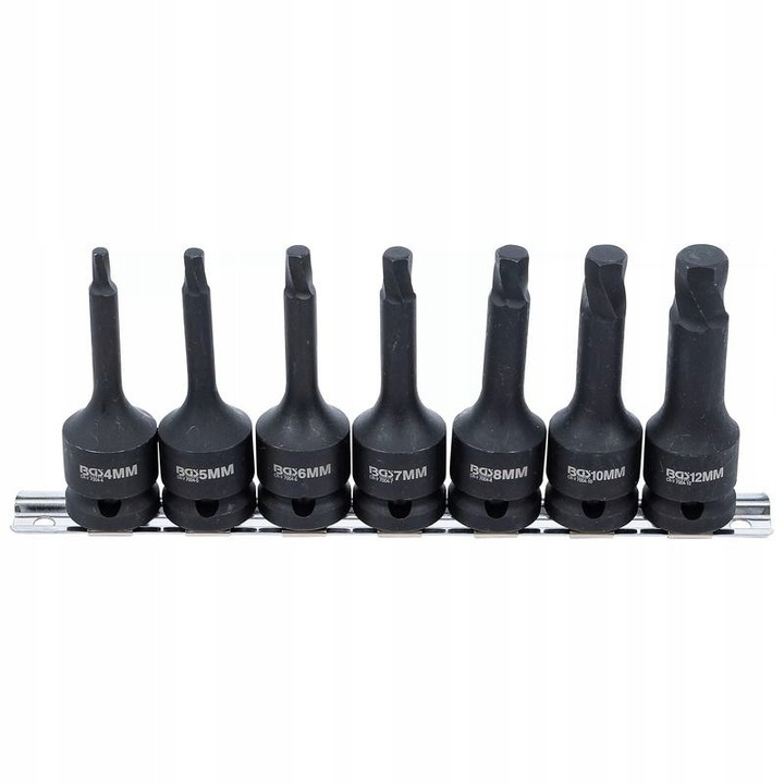 Set 7 Extractoare BGS pentru suruburi imbus deteriorate, 4-12mm, 1/2"