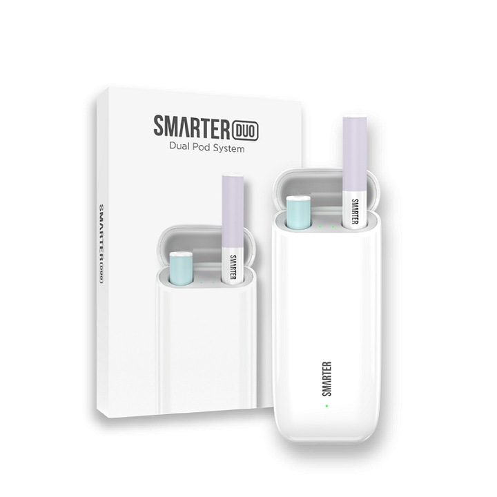 Kit Tigara Electronica Smarter Duo - Alb, cartusele se achizitioneaza separat