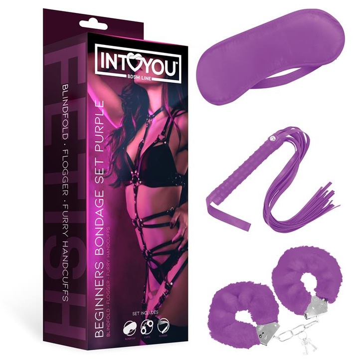 Set Bondage Pentru Incepatori IntoYou BDSM Line - 3 Piese Mov