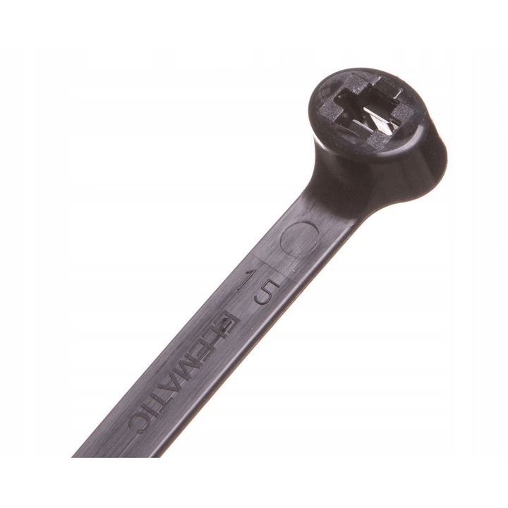Coliere Cabluri 360x7.5mm Negru UV 2-LOCK Otel 100 buc