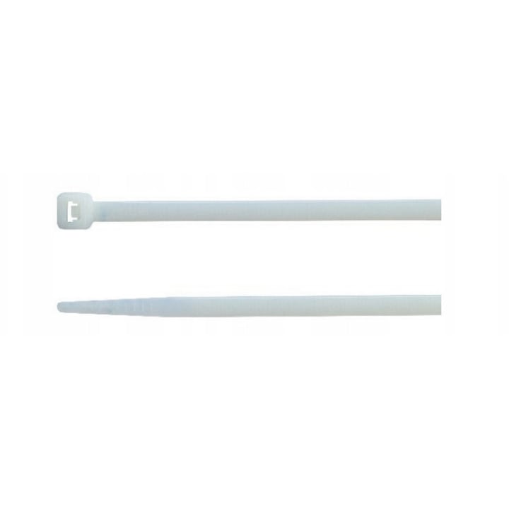 Coliere Cabluri BM BMB2025 200x2.6mm Albe 100 Bucati