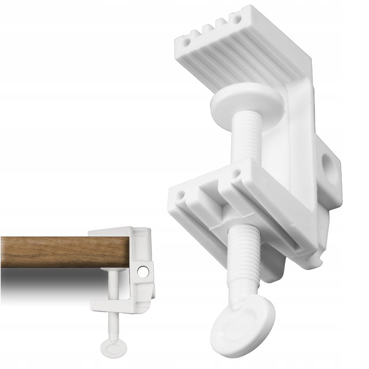 Lumiled asztali lámpatartó, fehér bilincs, könnyű rögzítés, 16.5cm