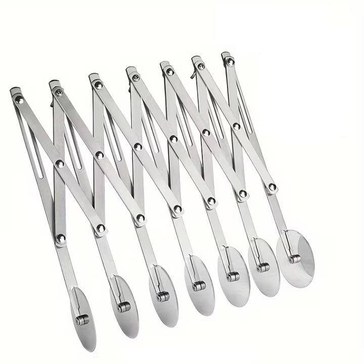 Feliator aluat si prajituri, EBIN, otel inoxidabil, reglabil 7 roti, latime maxima 72 cm, inaltime 5.6 cm