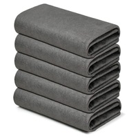 Set 5 lavete de curatare, microfibra, 40 cm x 50 cm