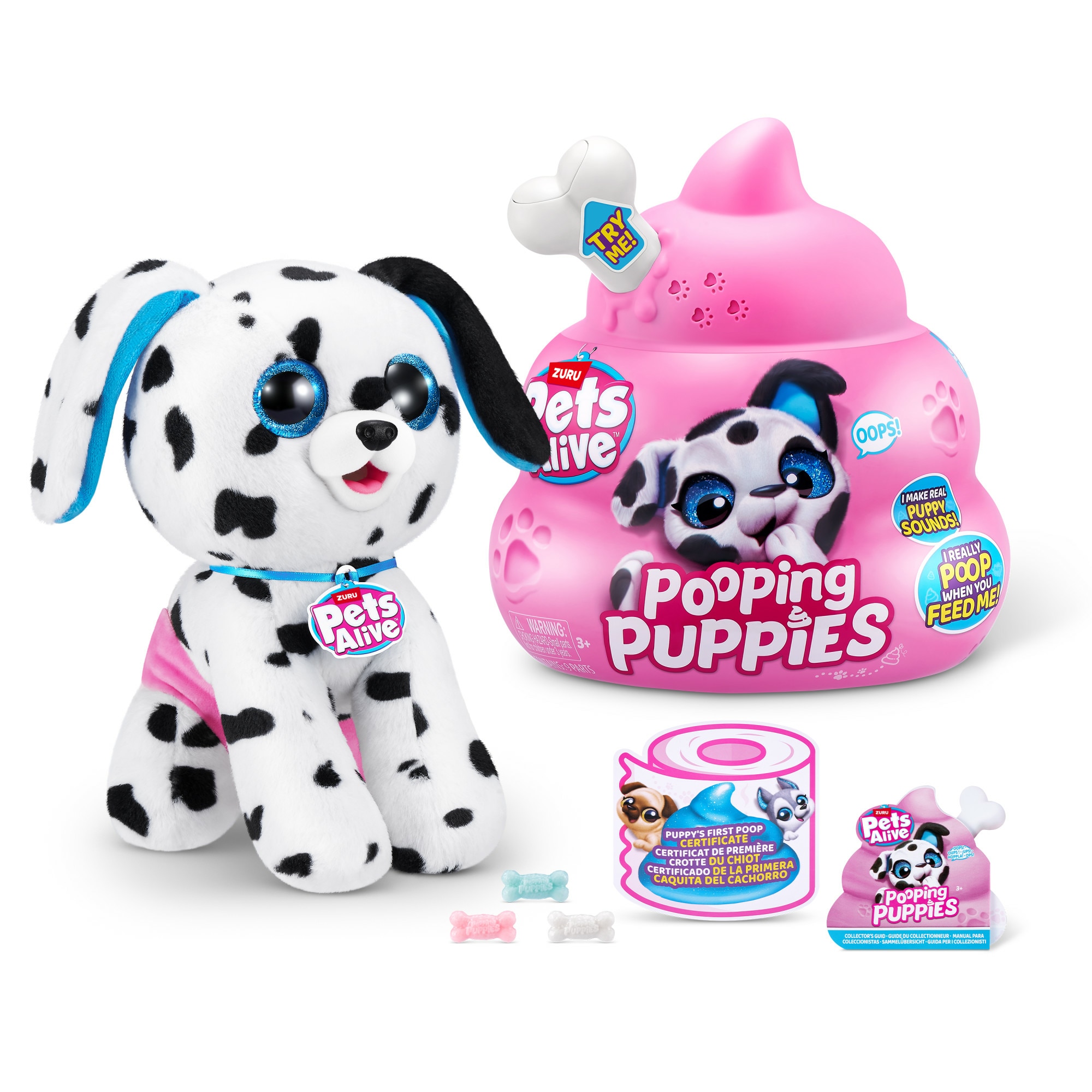 Z juguie interactiv Zuru Pets Alive catelus dalmatian, 29x18.7x26