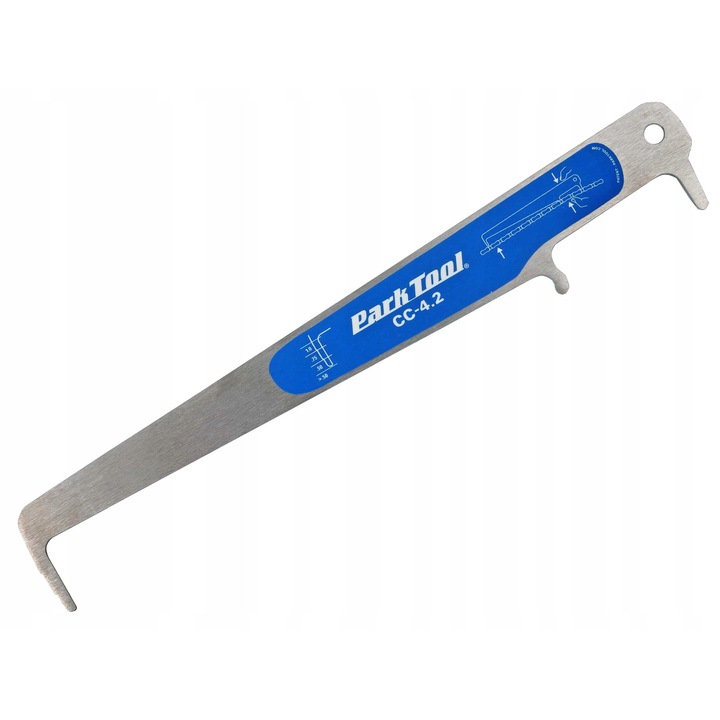 Instrument Park Tool CC-4.2 pentru măsurarea uzurii lanțului de bicicletă, metal, 5-13 viteze