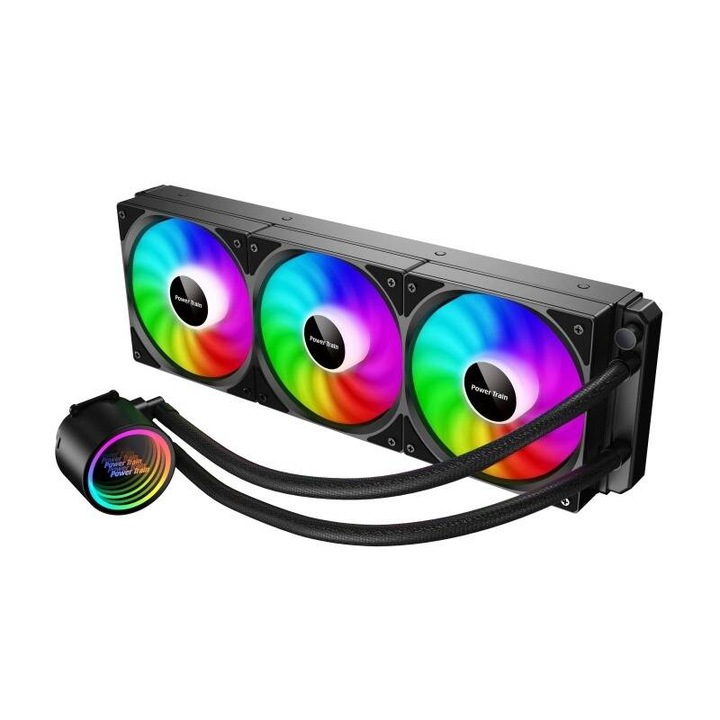 Cooler Procesor Power Train DL-360A ARGB Negru