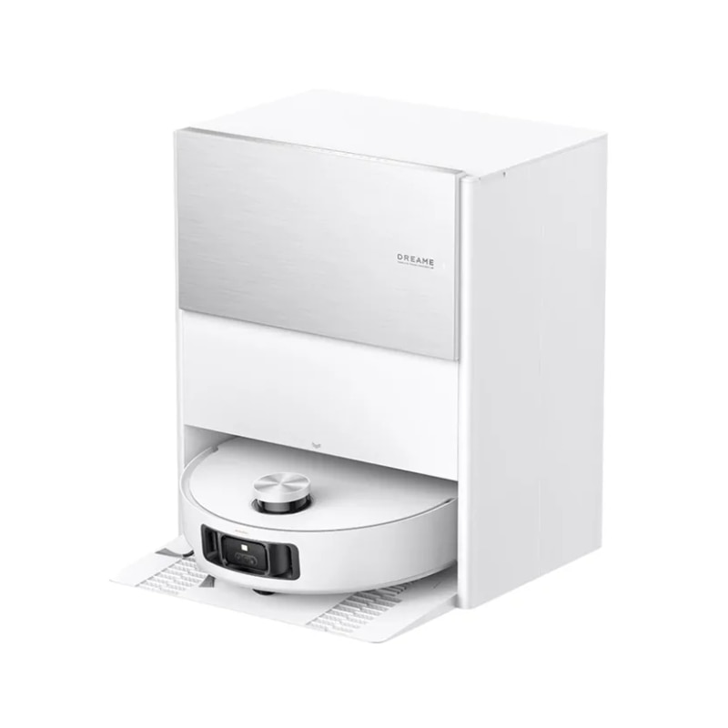 Aspirator robot Dreame Aqua10, funcție mopare, stație de curățare, 76dB, alb