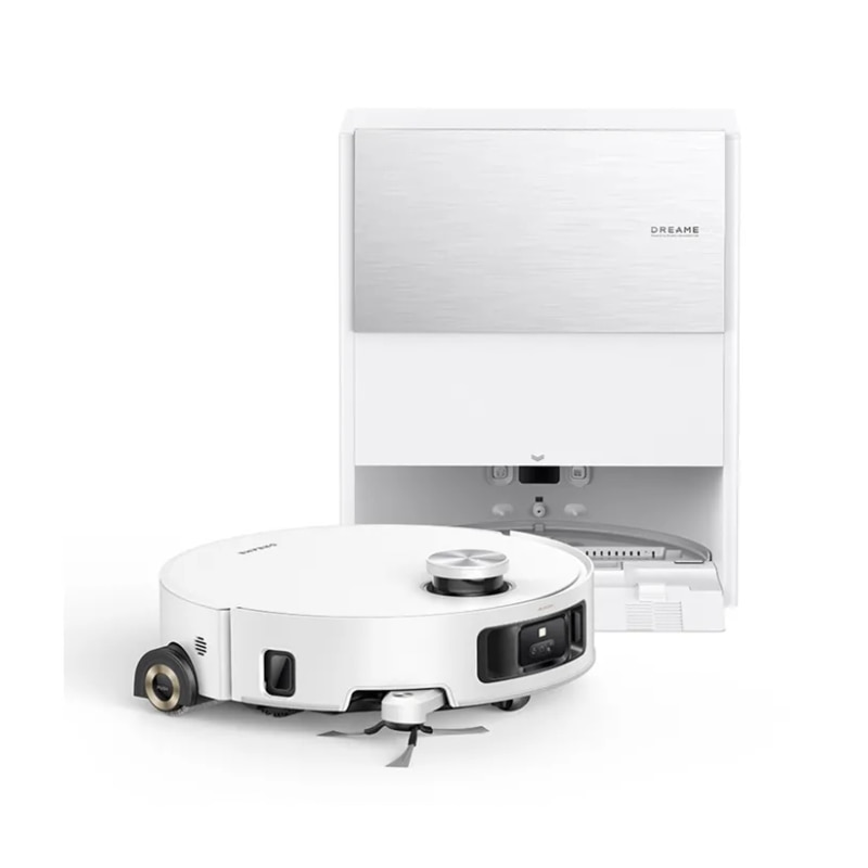 Aspirator robot Dreame Aqua10, funcție mopare, stație de curățare, 76dB, alb