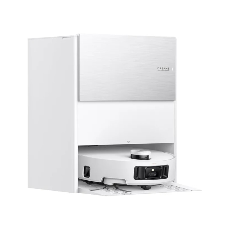 Aspirator robot Dreame Aqua10, funcție mopare, stație de curățare, 76dB, alb