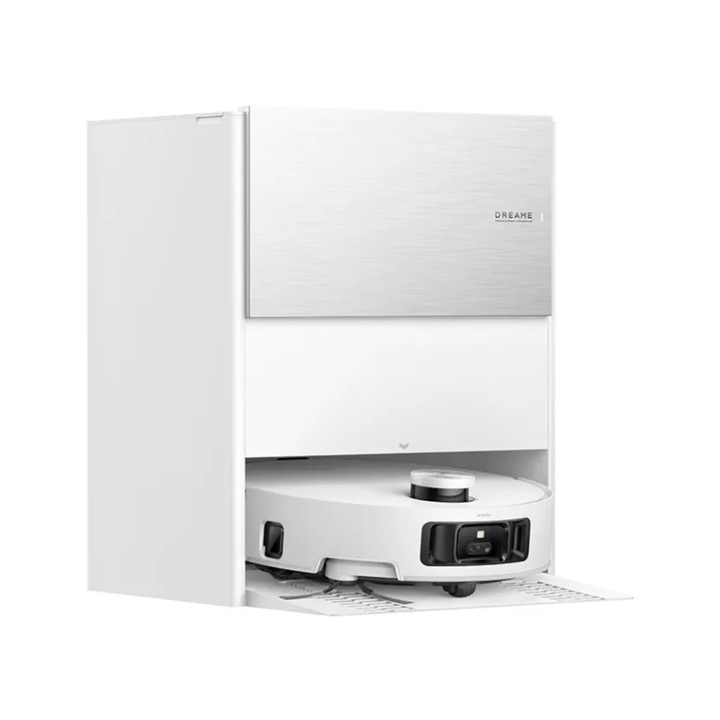 Робот прахосмукачка Dreame Aqua10, функция мокро почистване, 76dB, бял, капацитет 2.2l