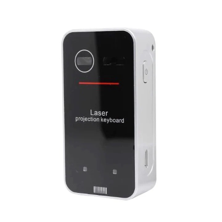 Tastatura virtuala wireless VDSTAR compacta portabila neagra