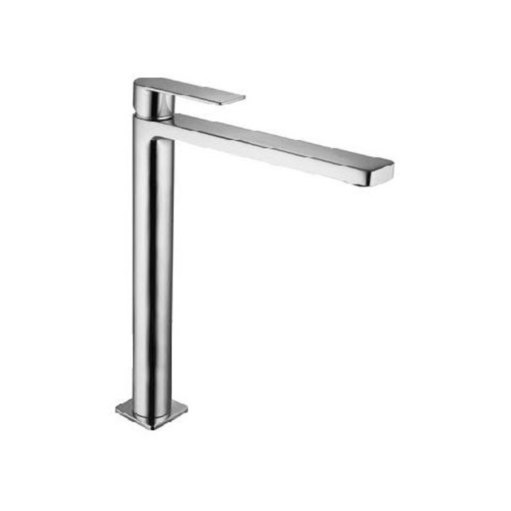 Paffoni szaniter csaptelep, mosdó, magas, króm, 204mm, 2 tömlő készlet 45cm