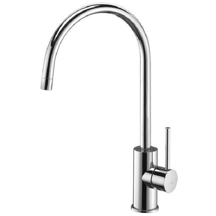 Paffoni csaptelep, LIG180CR modell, króm, magasság 363mm, kifolyócső hossza 203mm, 2 db 40cm-es tömlővel