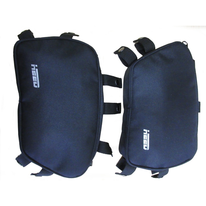 Set genti moto pentru bare de protectie BMW R 1200 GS LC Adventure (2014-2016), impermeabile, negre