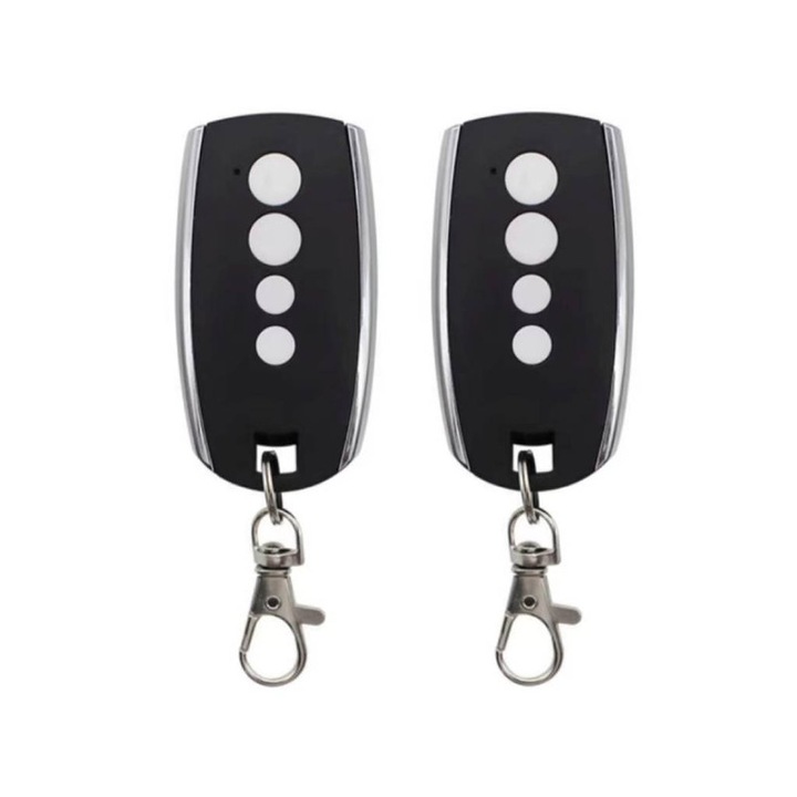 Set 2 piese cheie garaj European AT-4N, 433.92MHZ, automatizare usi si porti